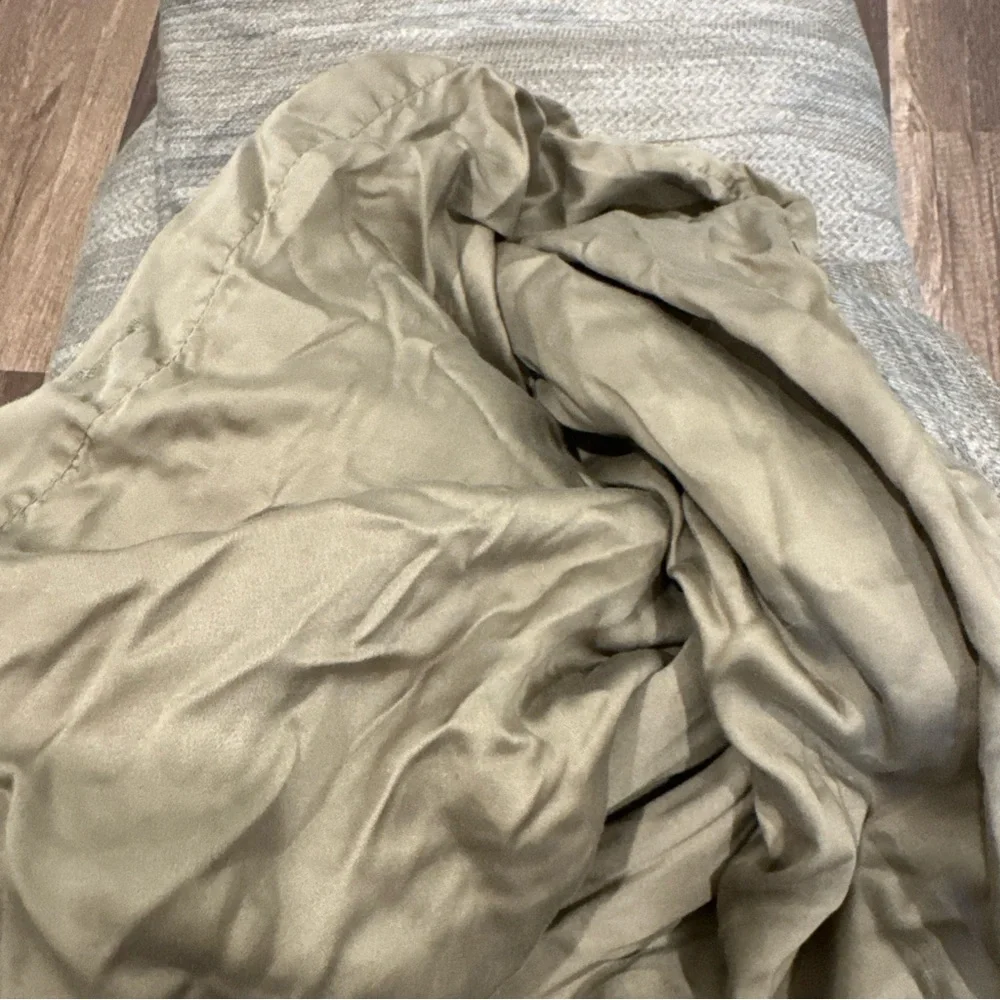 West Elm Silky TENCEL Striated Duvet Cover - King/ Cal King - Elm